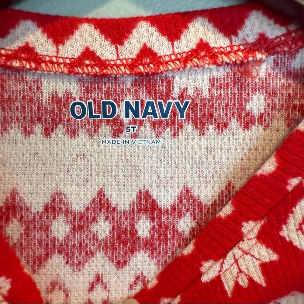 NWT Old Navy Ribbed Christmas/ Snowflake Dress, Girl's 5T - Picture 5 of 8
